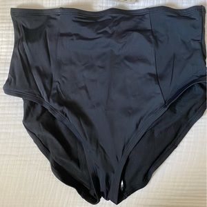 Adore Me high waist bikini bottoms.